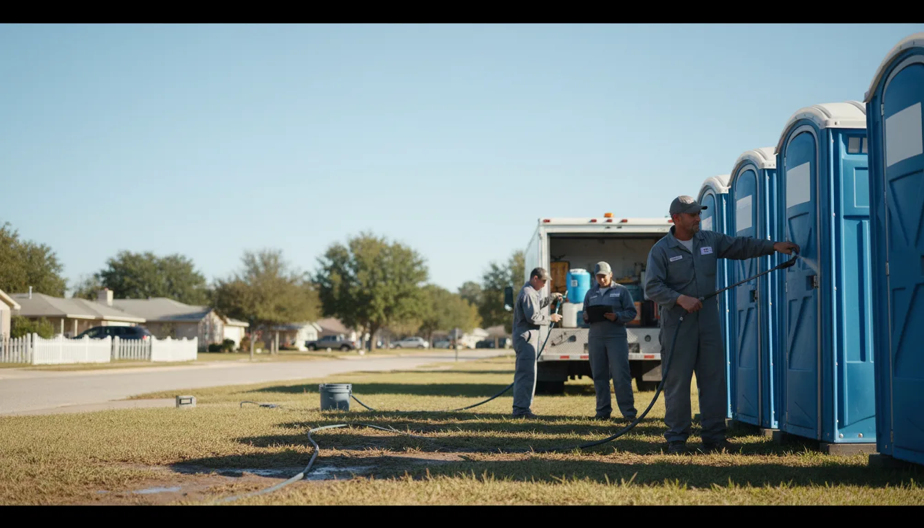 Long-Term Portable Toilet Rental in Countyline, OK near me